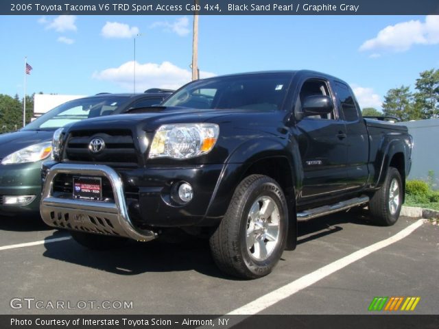 2006 Toyota Tacoma V6 TRD Sport Access Cab 4x4 in Black Sand Pearl