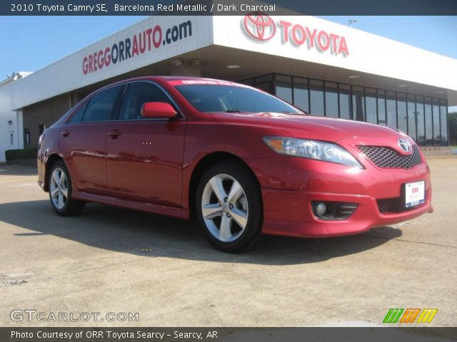 2010 Toyota Camry SE in Barcelona Red Metallic