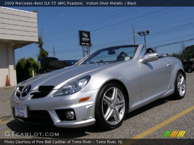 2009 Mercedes-Benz SLK 55 AMG Roadster in Iridium Silver Metallic