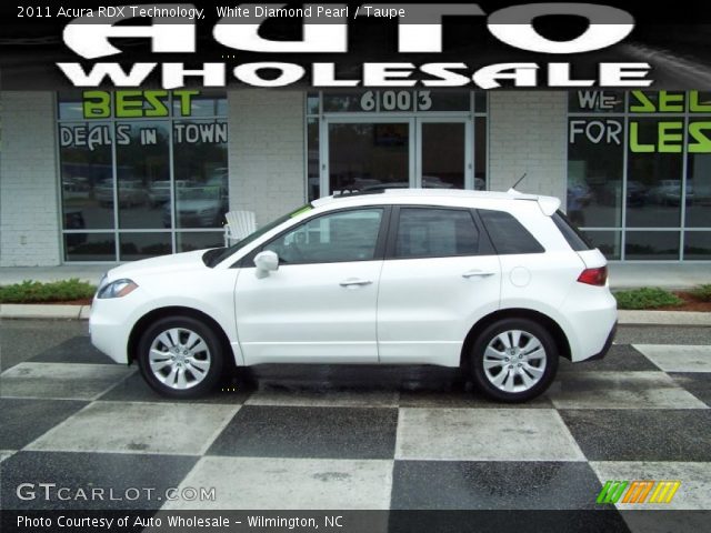 2011 Acura RDX Technology in White Diamond Pearl