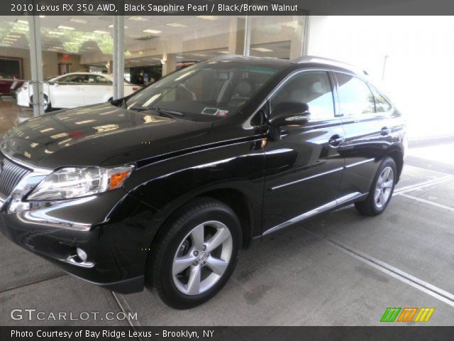 2010 Lexus RX 350 AWD in Black Sapphire Pearl