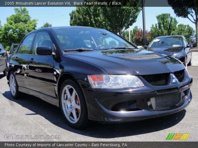 2005 Mitsubishi Lancer Evolution VIII in Black Pearl Metallic