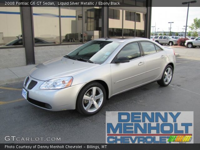 2008 Pontiac G6 GT Sedan in Liquid Silver Metallic