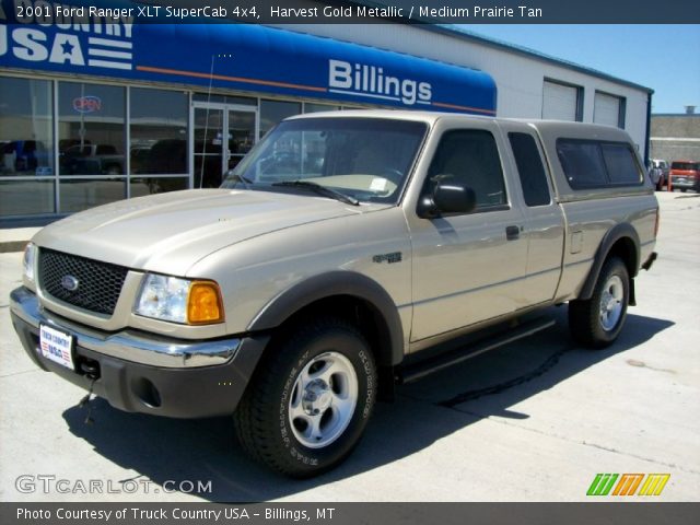 2001 Ford Ranger XLT SuperCab 4x4 in Harvest Gold Metallic
