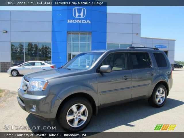 2009 Honda Pilot EX-L 4WD in Nimbus Gray Metallic