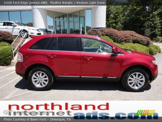 2008 Ford Edge Limited AWD in Redfire Metallic