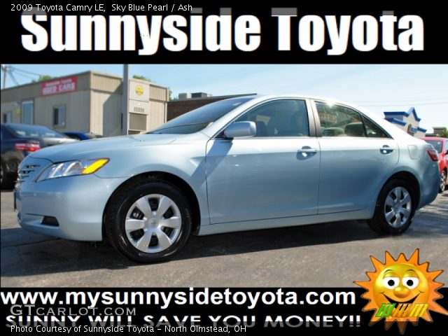 2009 Toyota Camry LE in Sky Blue Pearl