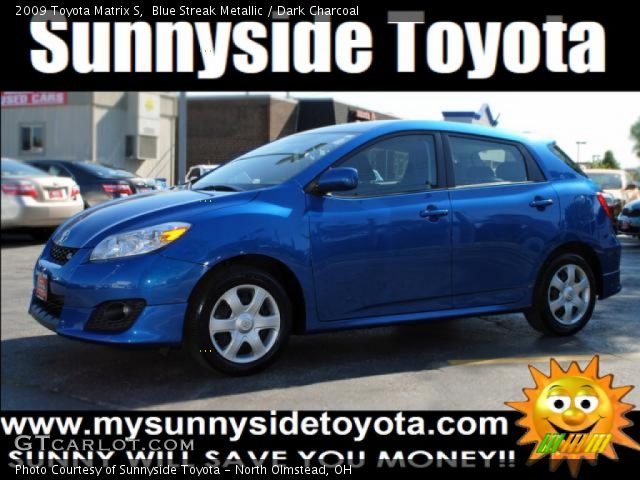 2009 Toyota Matrix S in Blue Streak Metallic