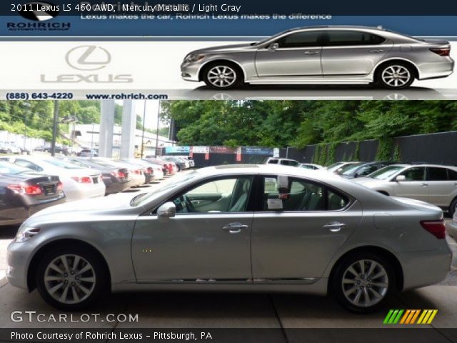 2011 Lexus LS 460 AWD in Mercury Metallic