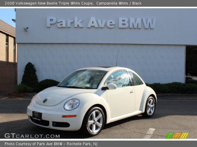 2008 Volkswagen New Beetle Triple White Coupe in Campanella White