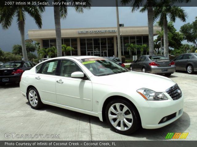 2007 Infiniti M 35 Sedan in Ivory Pearl