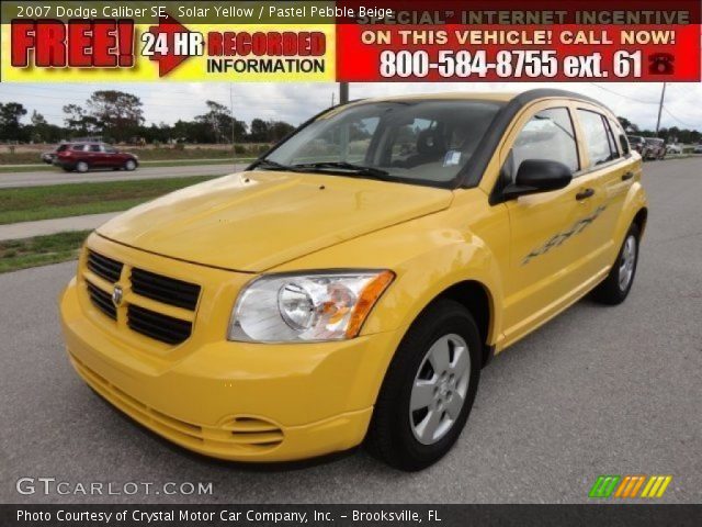 2007 Dodge Caliber SE in Solar Yellow