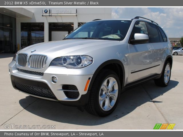 2012 BMW X5 xDrive50i in Titanium Silver Metallic
