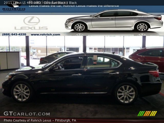 2011 Lexus LS 460 AWD in Obsidian Black