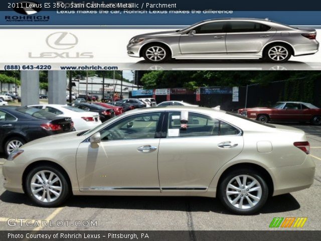 2011 Lexus ES 350 in Satin Cashmere Metallic