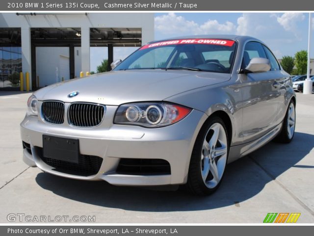 2010 BMW 1 Series 135i Coupe in Cashmere Silver Metallic