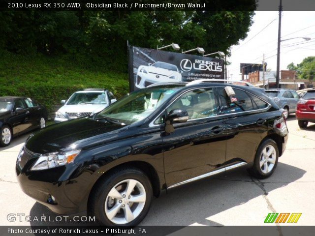 2010 Lexus RX 350 AWD in Obsidian Black