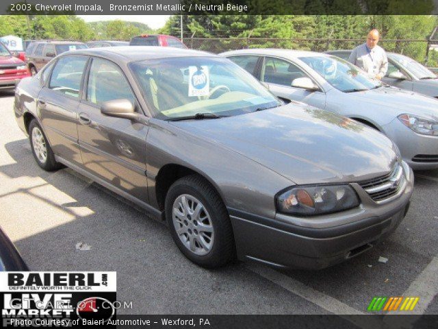 2003 Chevrolet Impala  in Bronzemist Metallic