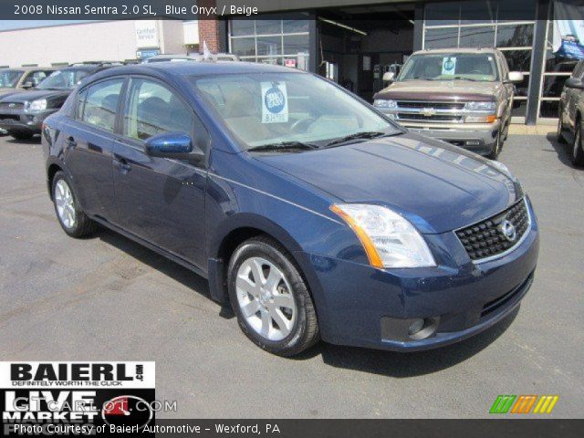2008 Nissan Sentra 2.0 SL in Blue Onyx