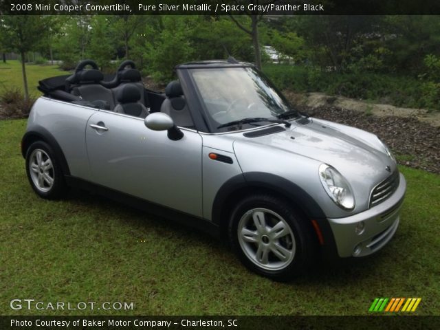 2008 Mini Cooper Convertible in Pure Silver Metallic