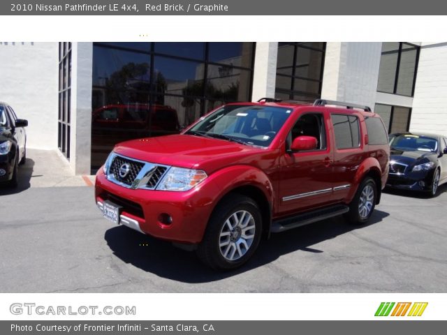 2010 Nissan Pathfinder LE 4x4 in Red Brick