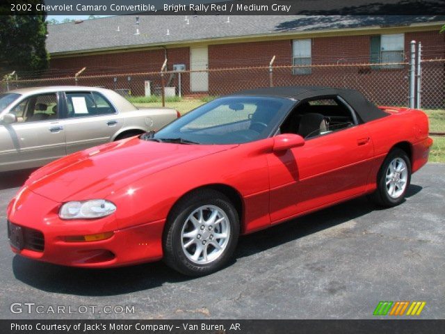 2002 Chevrolet Camaro Convertible in Bright Rally Red