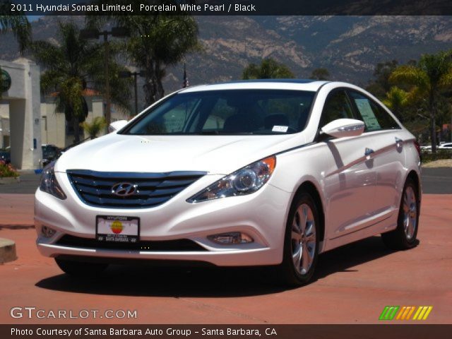 2011 Hyundai Sonata Limited in Porcelain White Pearl