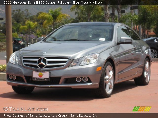 2011 Mercedes-Benz E 350 Coupe in Palladium Silver Metallic