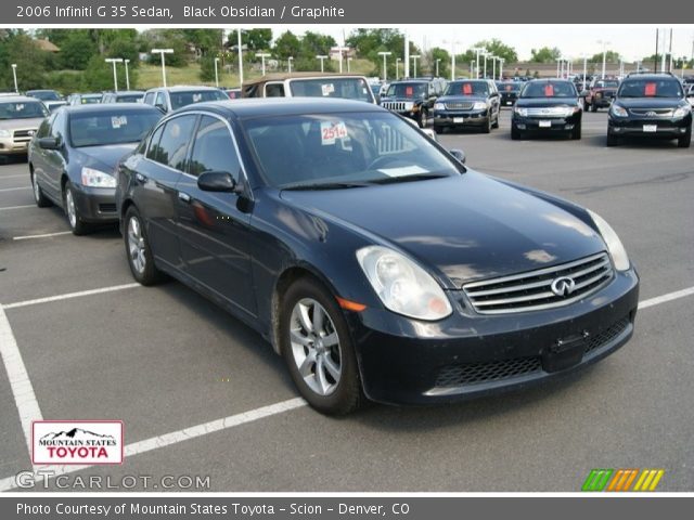 2006 Infiniti G 35 Sedan in Black Obsidian