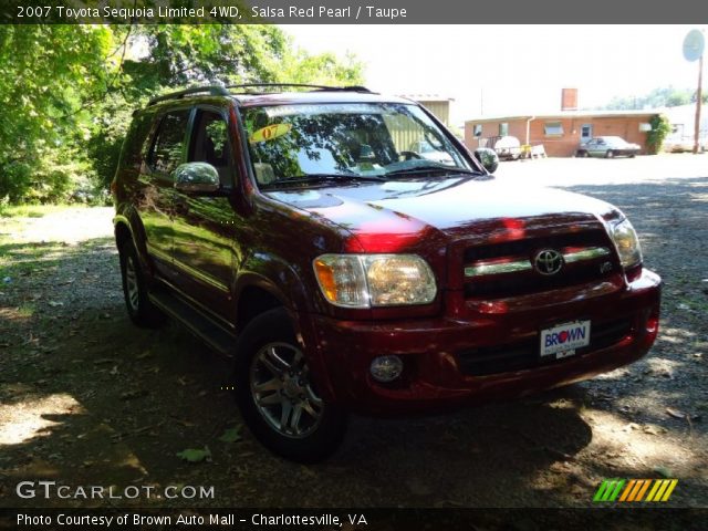 2007 Toyota Sequoia Limited 4WD in Salsa Red Pearl