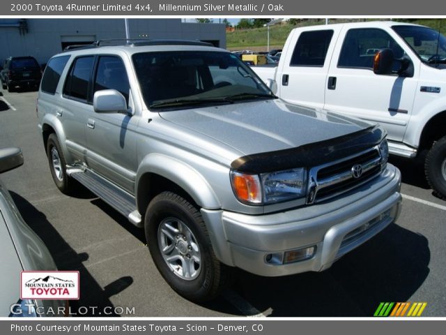 2000 Toyota 4Runner Limited 4x4 in Millennium Silver Metallic