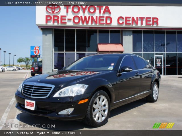 2007 Mercedes-Benz S 550 Sedan in Black