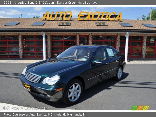 2003 Mercedes-Benz C 240 Sedan in Everest Green Metallic
