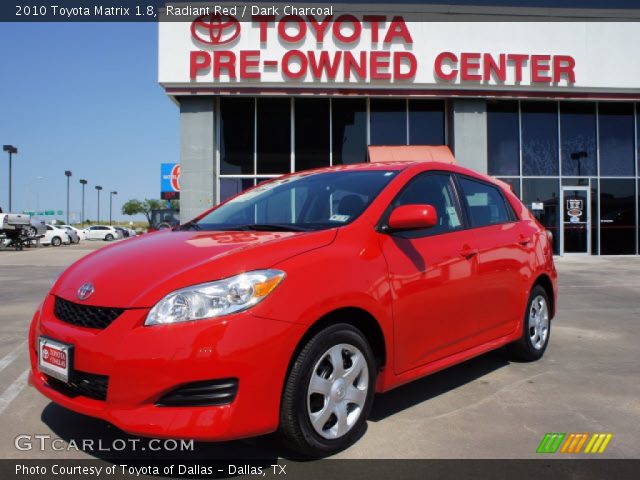 2010 Toyota Matrix 1.8 in Radiant Red