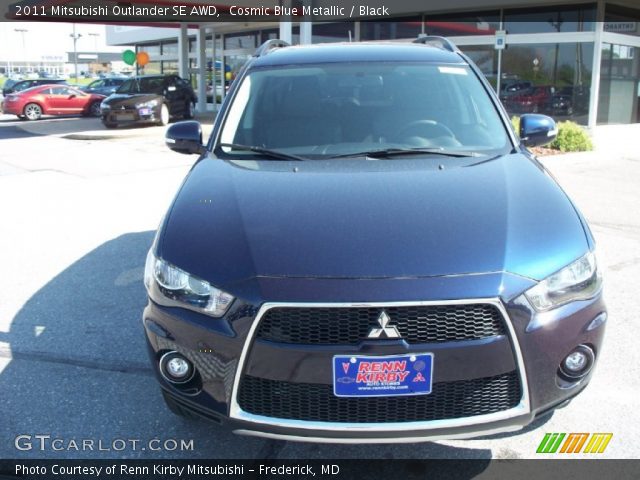 2011 Mitsubishi Outlander SE AWD in Cosmic Blue Metallic