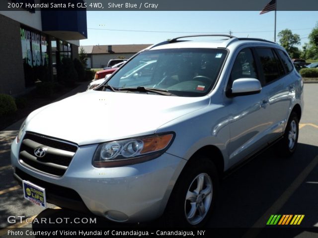 2007 Hyundai Santa Fe GLS 4WD in Silver Blue
