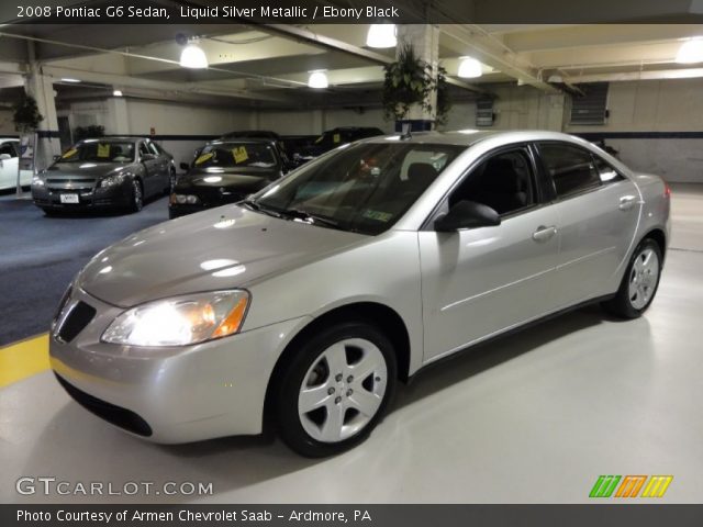 2008 Pontiac G6 Sedan in Liquid Silver Metallic