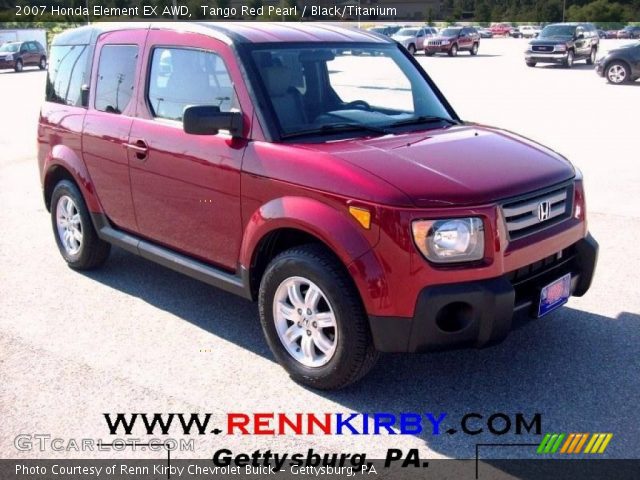 2007 Honda Element EX AWD in Tango Red Pearl