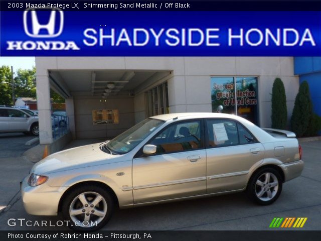 2003 Mazda Protege LX in Shimmering Sand Metallic
