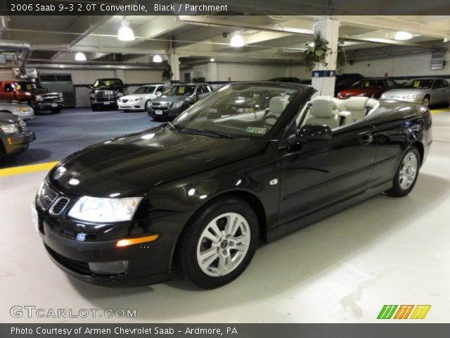 2006 Saab 9-3 2.0T Convertible in Black