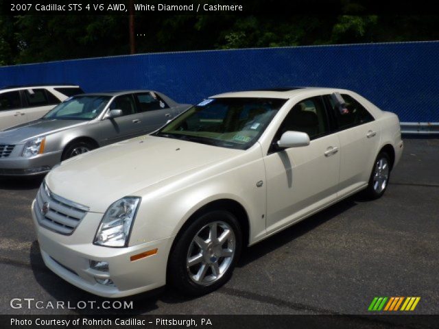 2007 Cadillac STS 4 V6 AWD in White Diamond