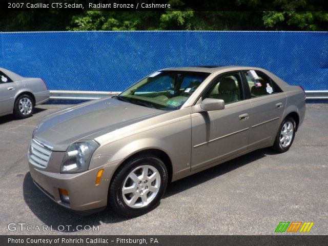 2007 Cadillac CTS Sedan in Radiant Bronze