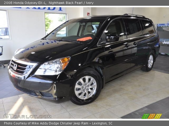 2008 Honda Odyssey EX-L in Nighthawk Black Pearl