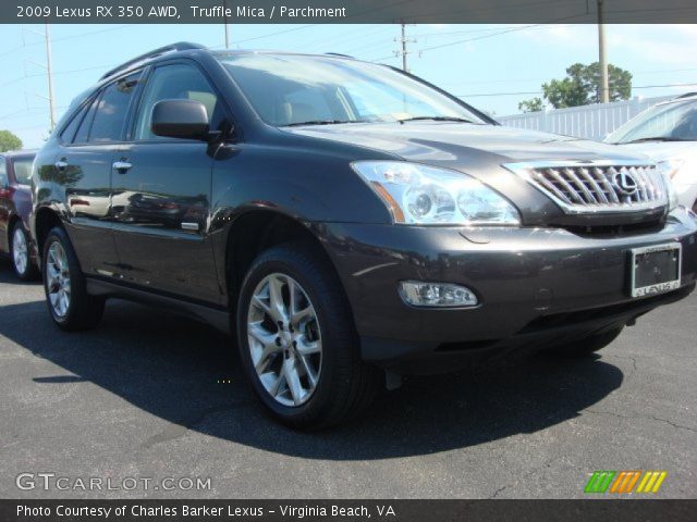 2009 Lexus RX 350 AWD in Truffle Mica