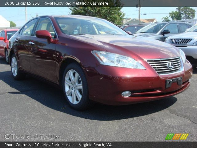 2008 Lexus ES 350 in Royal Ruby Red Metallic