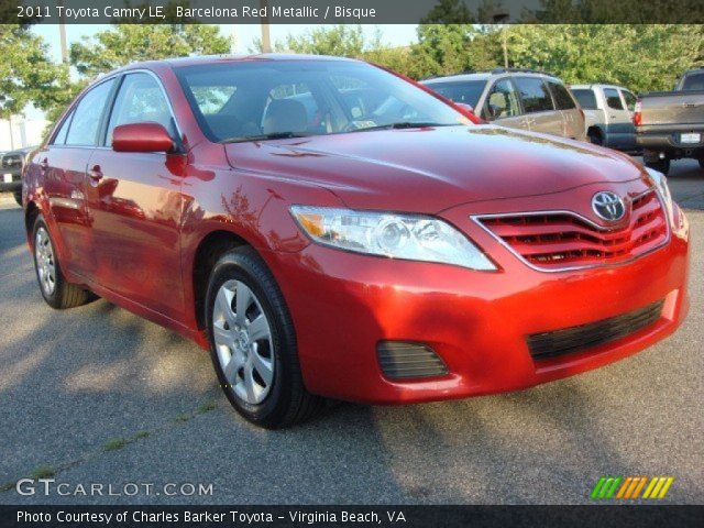 2011 Toyota Camry LE in Barcelona Red Metallic