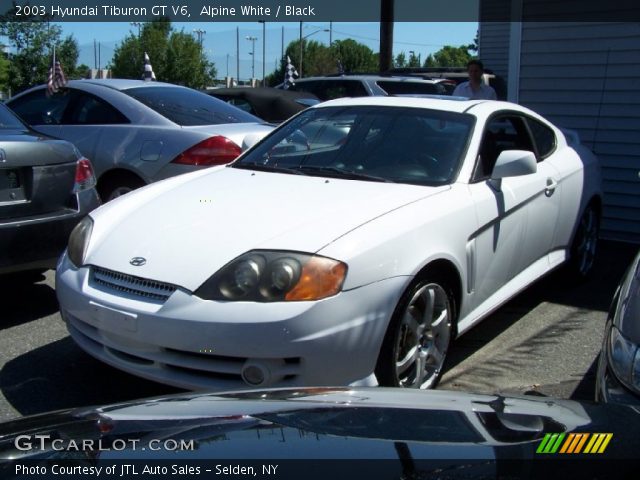 2003 Hyundai Tiburon GT V6 in Alpine White