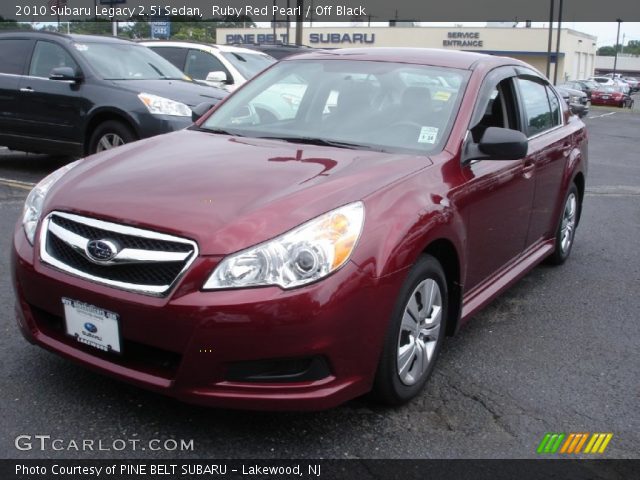 2010 Subaru Legacy 2.5i Sedan in Ruby Red Pearl