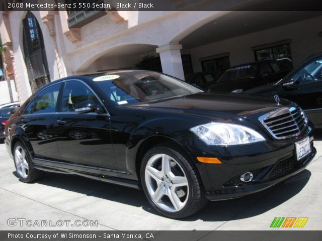 2008 Mercedes-Benz S 550 Sedan in Black