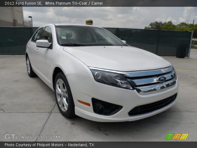 2012 Ford Fusion SE in White Platinum Tri-Coat